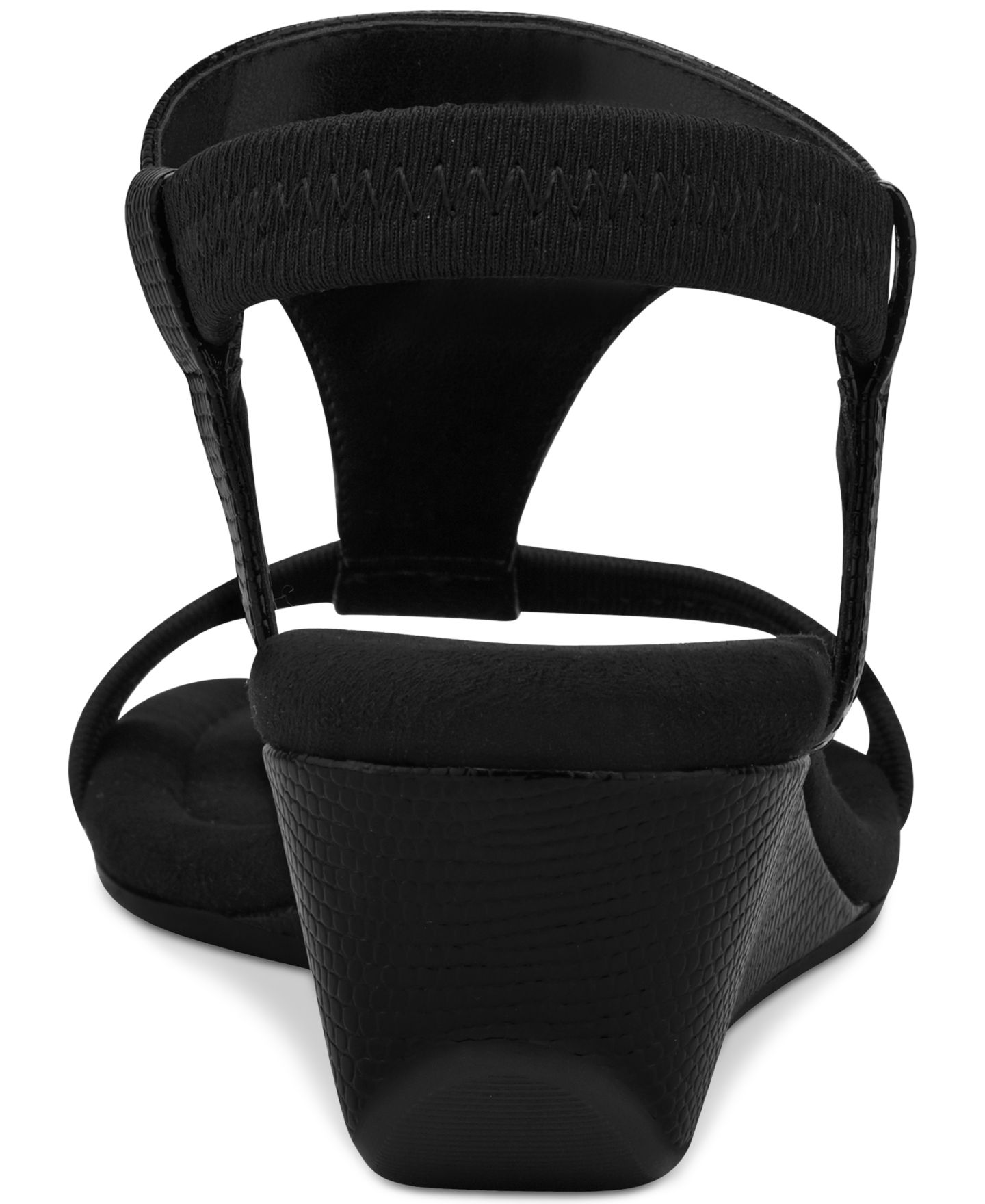 Женские сандалии Style & Co Step N Flex Vacanzaa Wedge, цвет: Чёрный, вариант 1 — фото 3