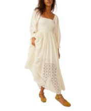Homely Boho Dresses Ladies Casual Printed Long Sleeve V Neck Mid Length Boho  Dress 