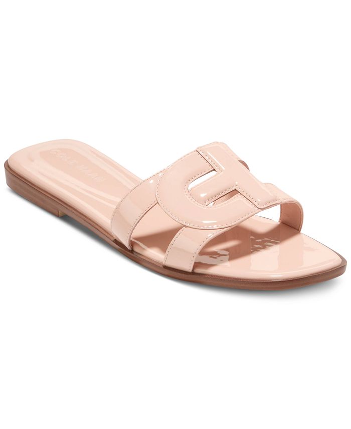 Carolina herrera flat sandals outlet