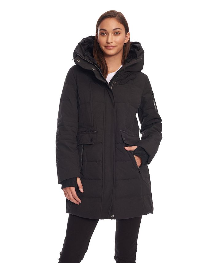 Alpine North Women's Kootney MidLength Parka Coat Macy's