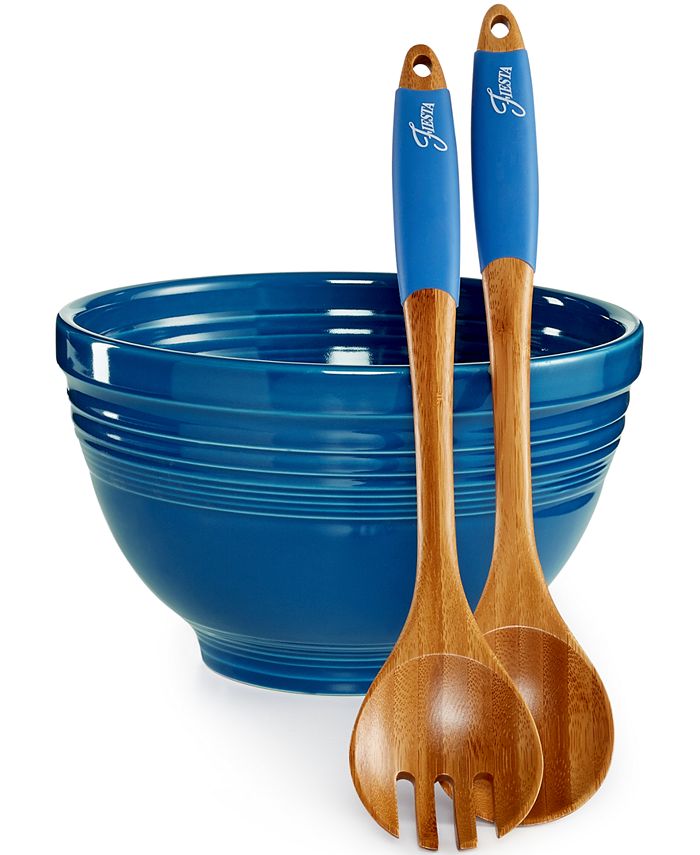 Fiesta Lapis 3Piece Salad Set Macy's