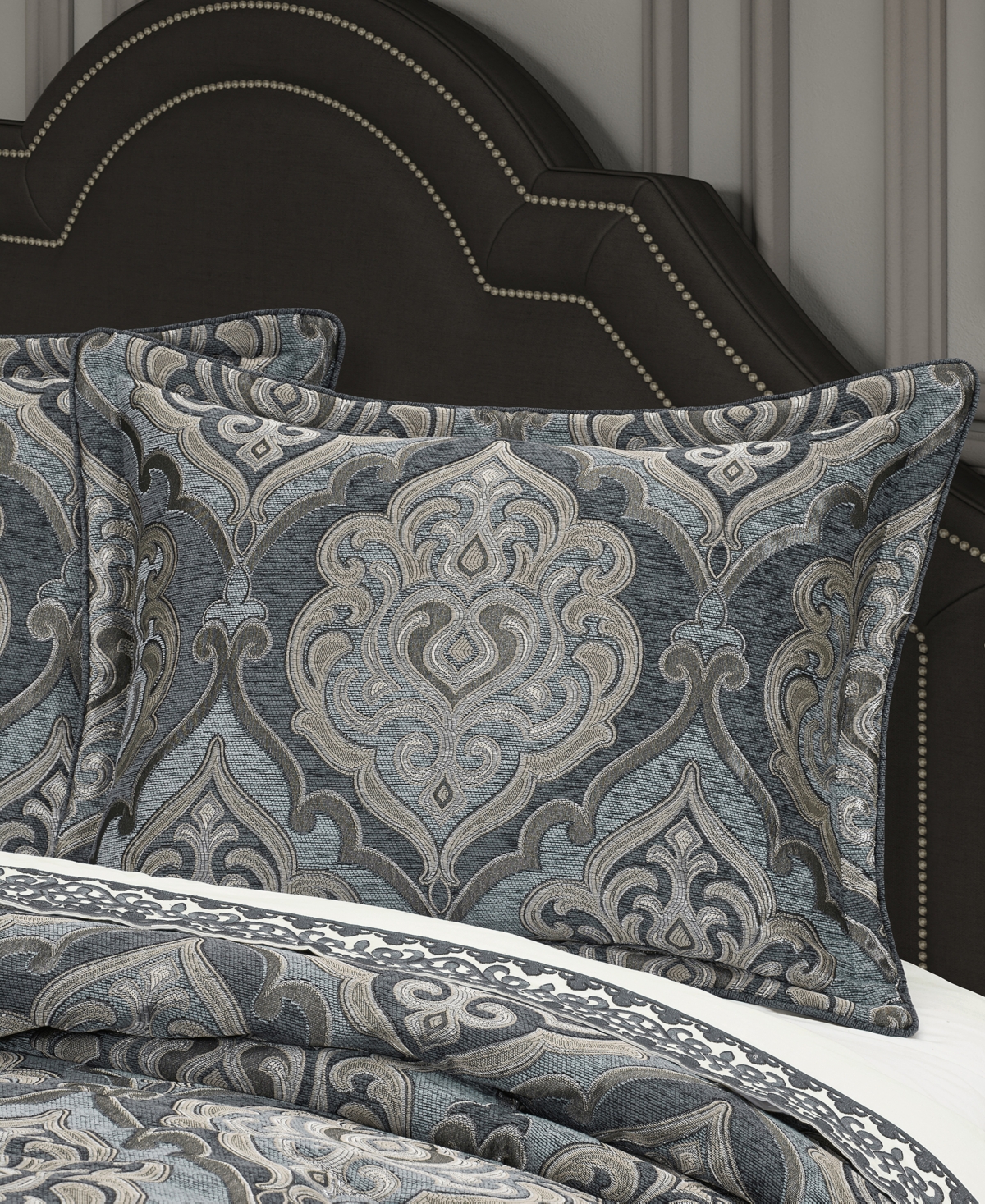 Shop J Queen New York Amici 4 Pc. Comforter Set, King In Powder Blue