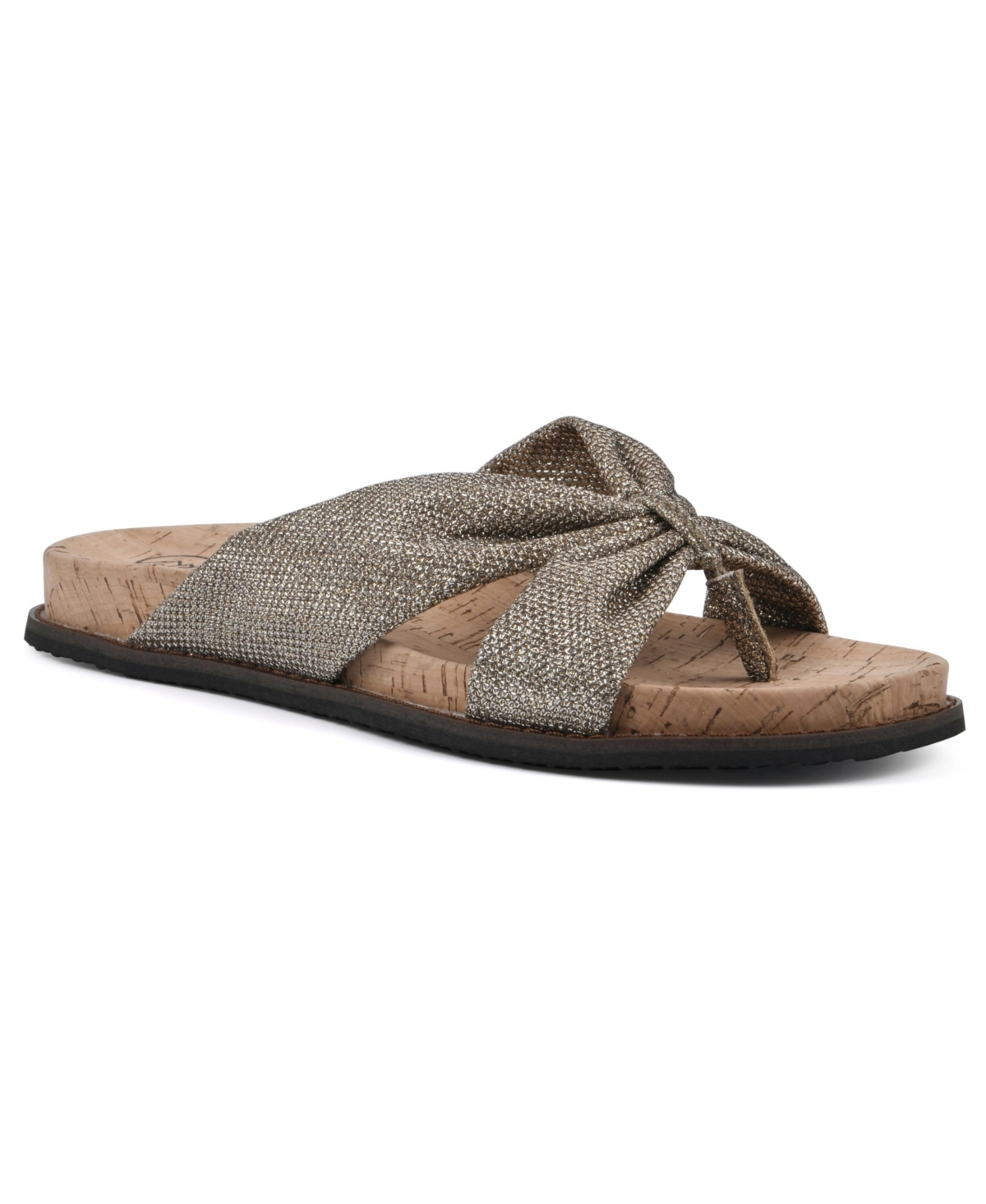 Malanga Thong Sandals - White Smooth