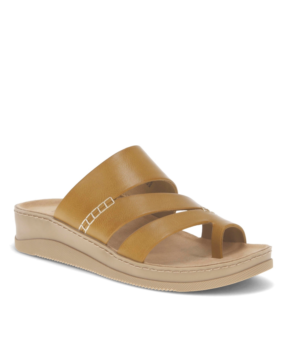 Women's Fresha Toe Loop Wedge Sandals - Gold