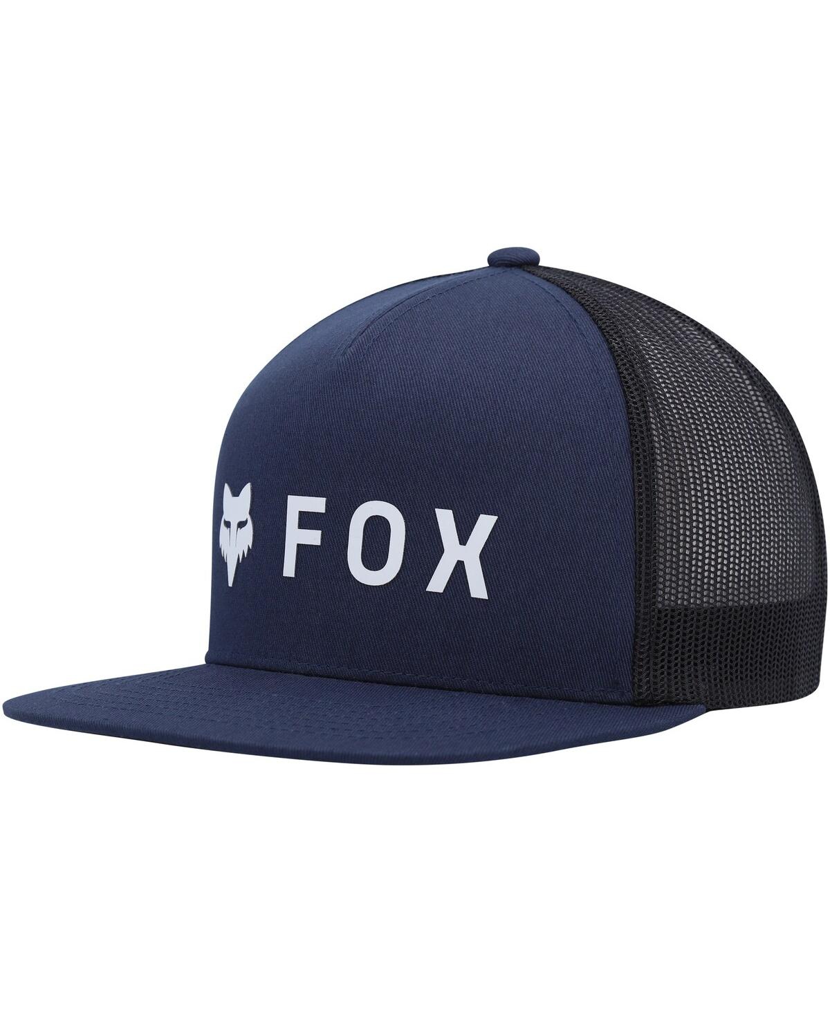 Men's Fox Navy Absolute Mesh Snapback Hat - Navy