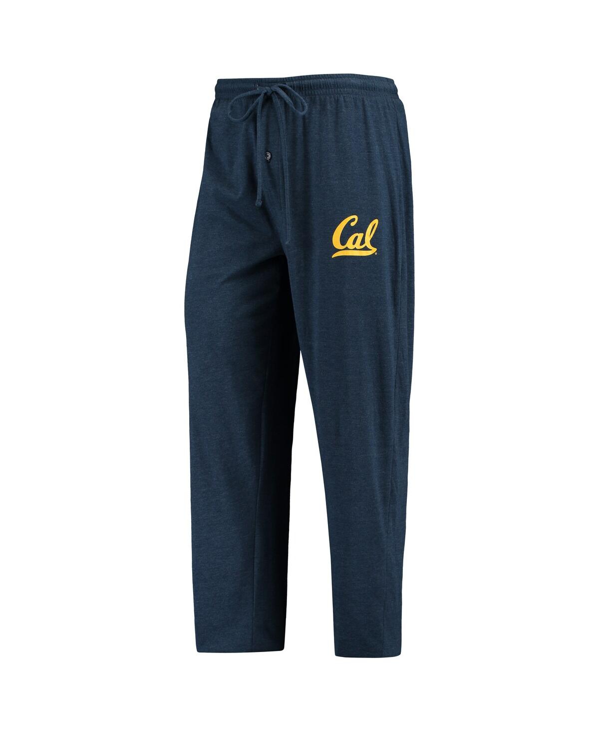 Men's Concepts Sport Heathered Charcoal Distressed Cal Bears Meter Long Sleeve T-shirt and Pants Sleep Set - Heathered Charcoal