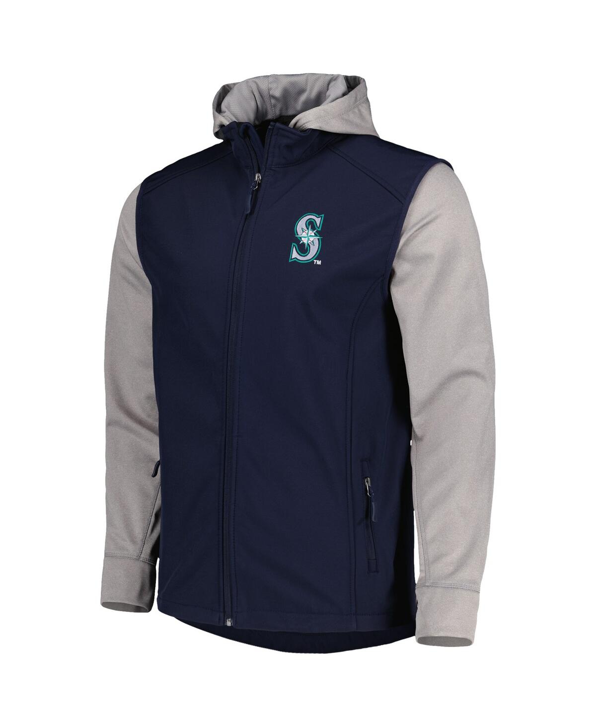 Men's Dunbrooke Heather Gray Seattle Mariners Alpha Full-Zip Jacket - Heather Gray
