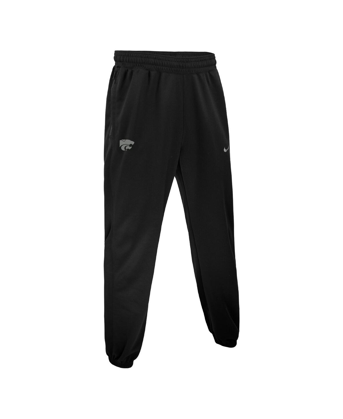 Men's NikeKansas State Wildcats Basketball Spotlight Performance Pants - Black