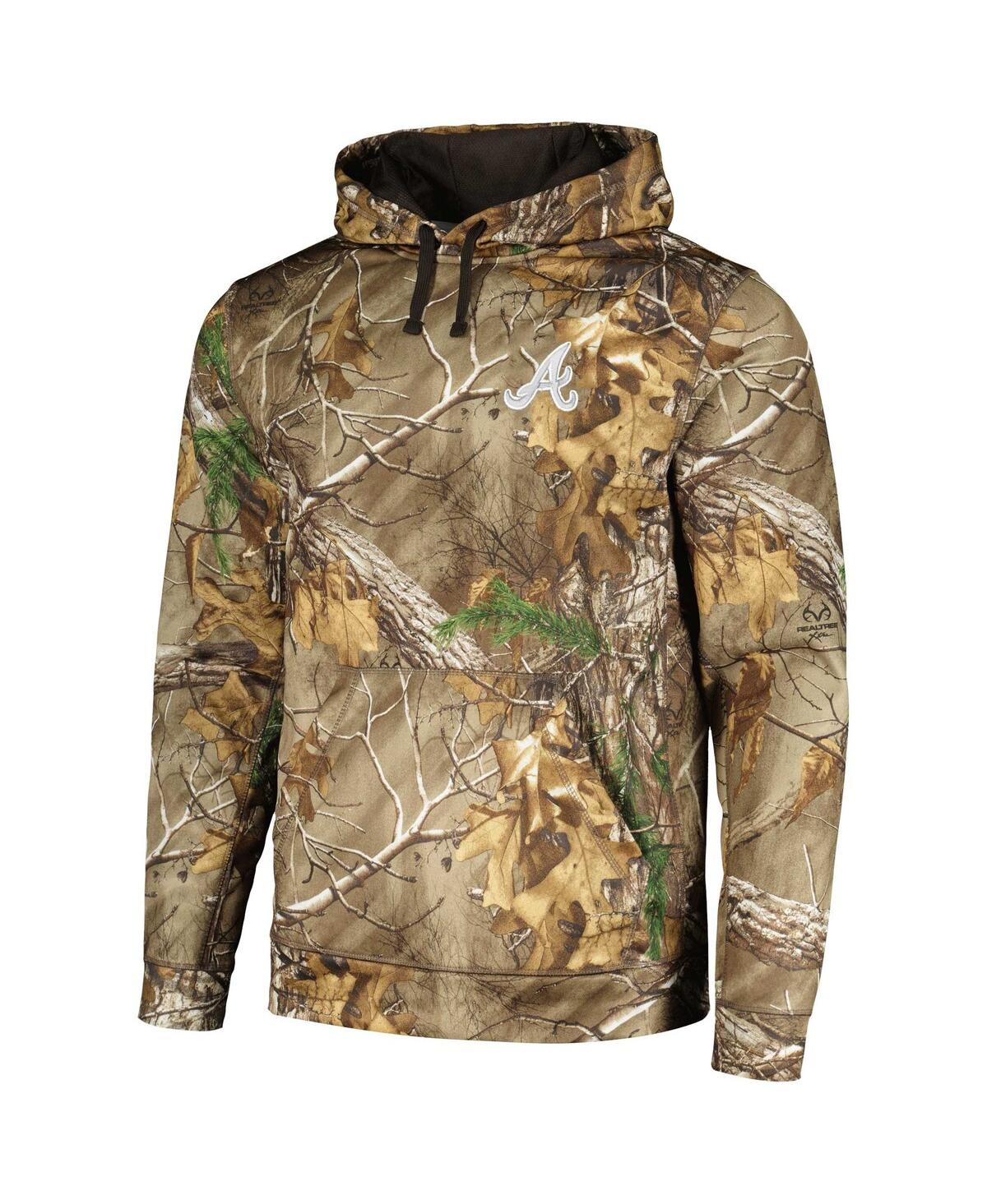 Shop Dunbrooke Men's  Camo Atlanta Braves Champion Realtree Pullover Hoodie