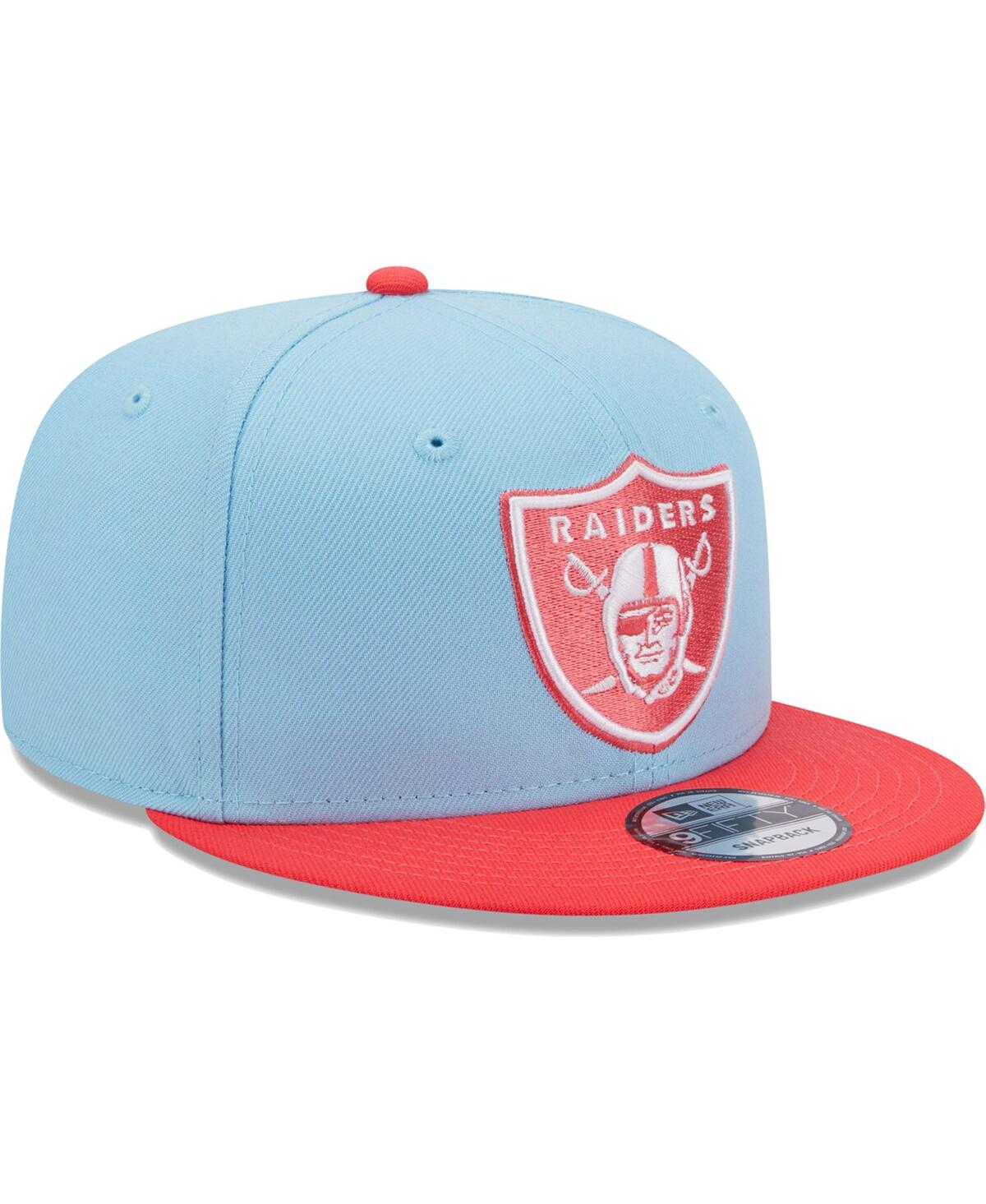 Men's New Era Red Las Vegas Raiders Two-Tone Color Pack 9FIFTY Snapback Hat - Red