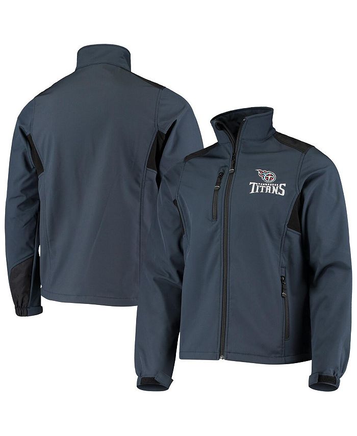 Dunbrooke Men's Navy Tennessee Titans Circle Softshell Fleece Full-Zip ...