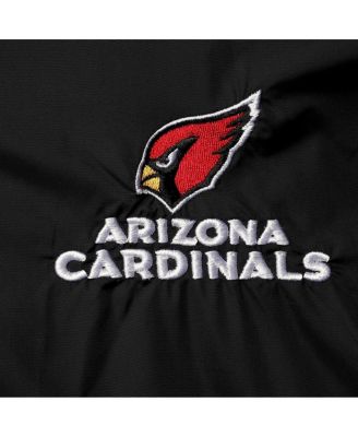 Men's Black Arizona Cardinals Logo Legacy Stadium Full-Zip Jacket