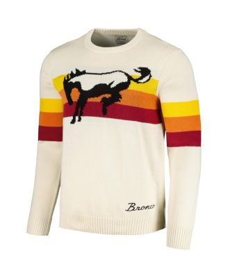 Men's Cream Bronco McCallister Pullover Sweater