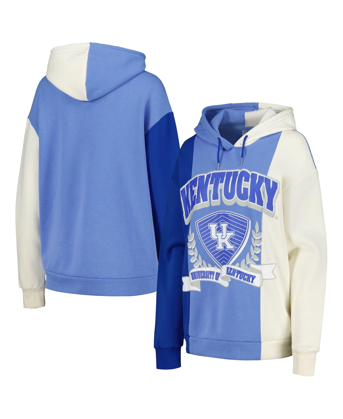 Women's Gameday Couture Royal Kentucky Wildcats Hall of Fame Colorblock Pullover Hoodie - Royal