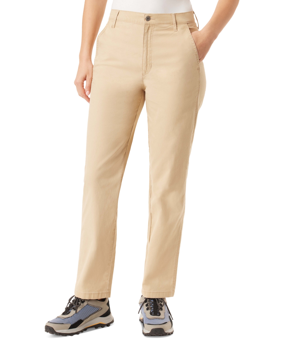 Shop Bass Outdoor Women's Stretch-canvas Anywhere Pants In Irish Cream
