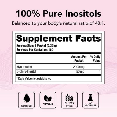 Ovasitol Inositol Powder Packets  180 Packets (90 Days)