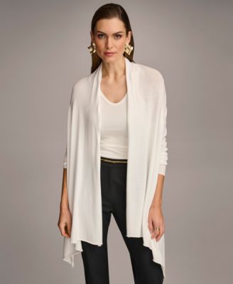 Front drape cardigan best sale