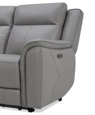 Addyson 64" 2-Pc. Leather Sofa with 2 Zero Gravity Recliners with Power Headrests, Created for Macy's