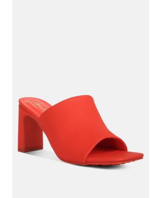 Womens Cannes Slim Block Heel Sandals