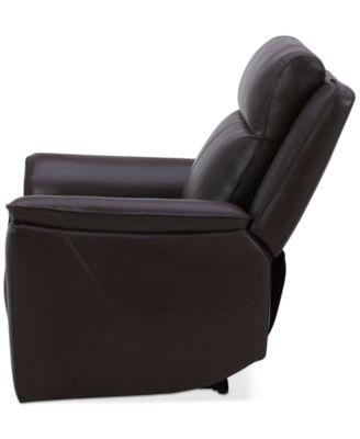 Addyson 41" Zero Gravity Leather Recliner with Power Headrest, Created for Macy's