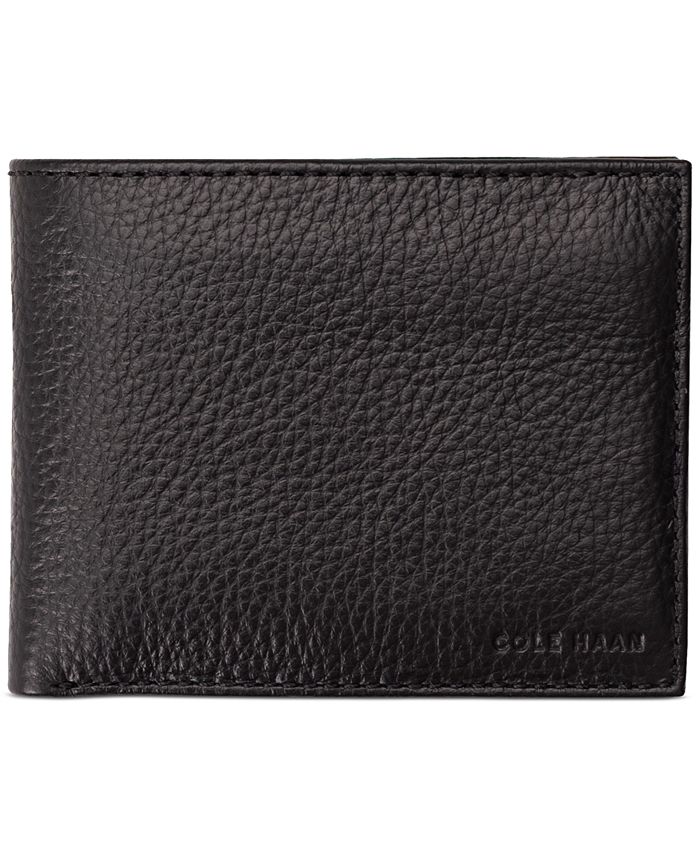 Cole Haan Men's Pebbled Leather Billfold Macy's