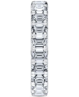 Diamond Emerald-Cut Eternity Band (4 ct. t.w.) in 14k Gold (Also in Platinum)