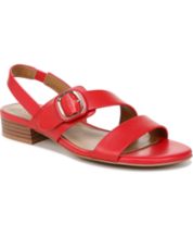 Red clearance sandals macys