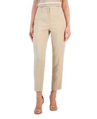 Anne Klein - Women's Contour Stretch Slim-Fit Ankle Pants