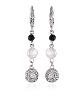 T Tahari Dangle Drop Earrings - Silver 29$