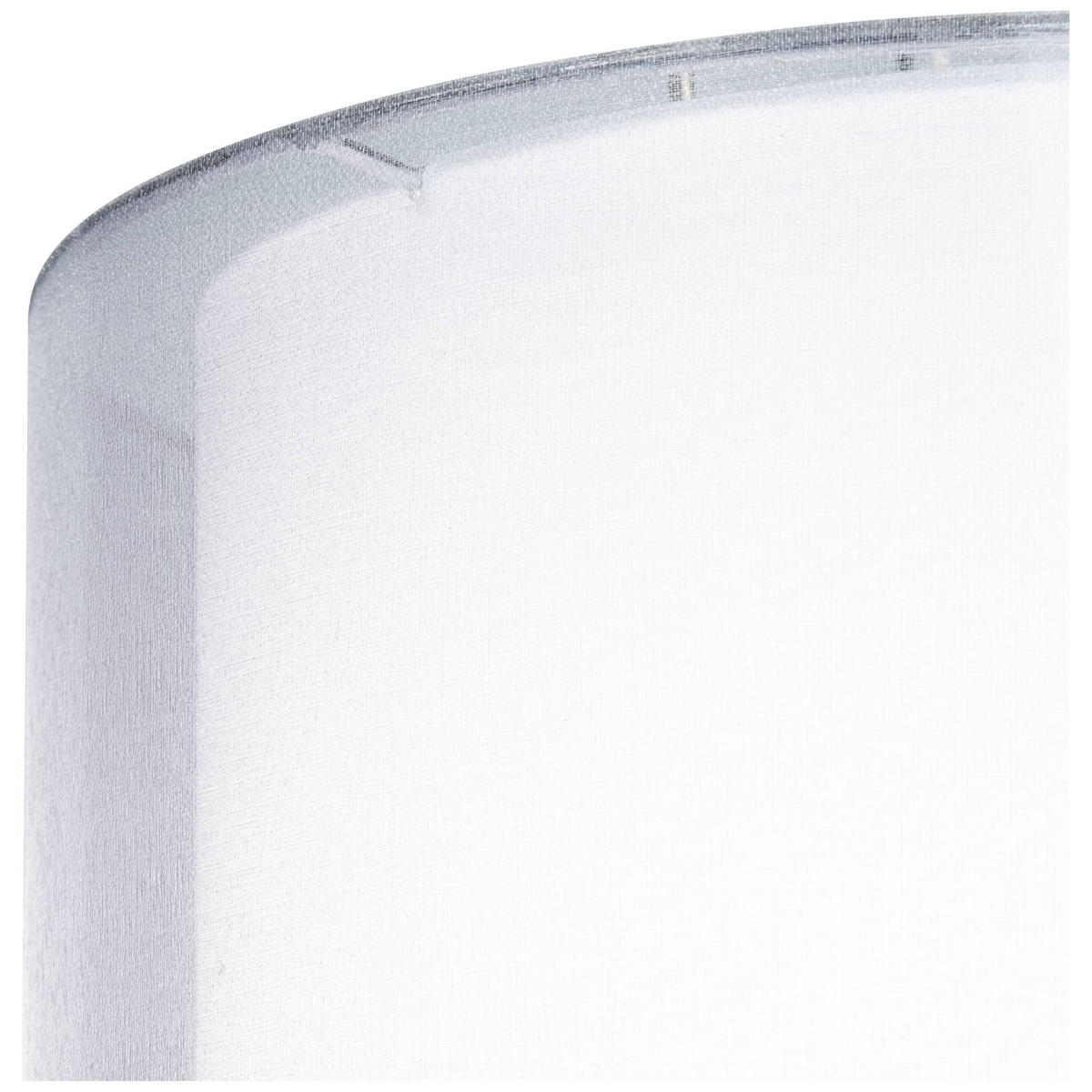 Silver andDouble Sheer Small Drum Lamp Shade 12