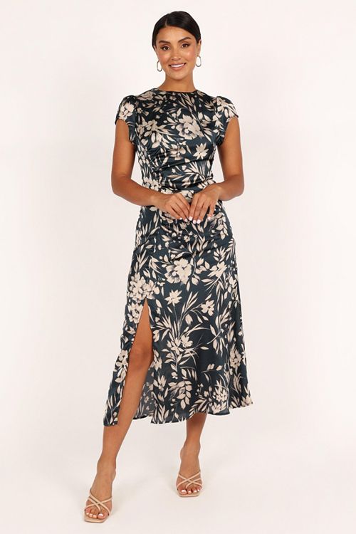 alfani Petal and Pup Lisbeth Midi Women's Dress Women's Fashion Shoes & Accessories