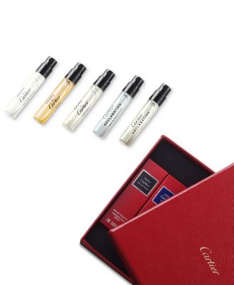 Cartier Men's 5-Pc. Fragrance Discovery Gift Set - Macy's