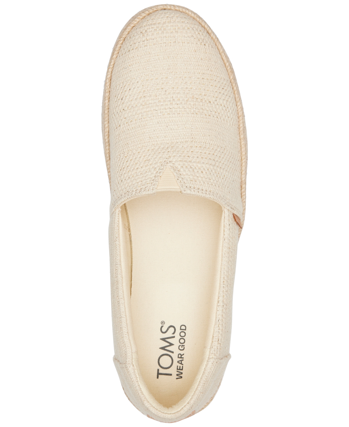 TOMS WOMEN'S VALENCIA CANVAS PLATFORM ESPADRILLES 