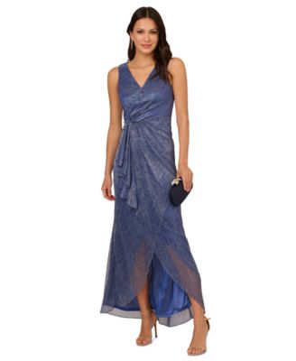 Faux Wrap Gown