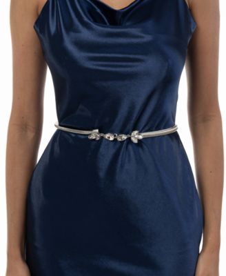 I.N.C. International Concepts - Women's Rhinestone Cobra Stretch Belt