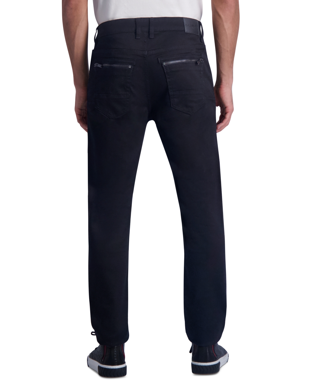 Karl Lagerfeld Men's Slim Fit Denim Jeans, Created For Macy's In Black