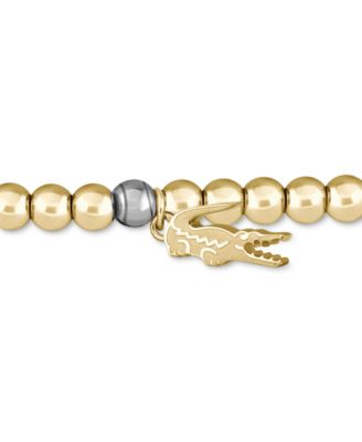 Two-Tone Obre Beaded Charm Bracelet