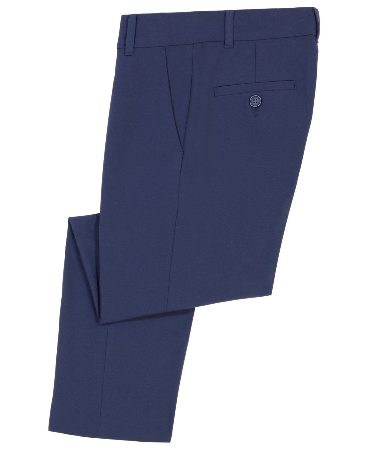 Calvin Klein Boy's Wrinkle-resistant Performance Trousers In Navy