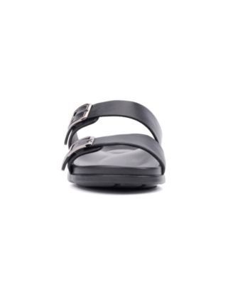 Men's Edan Buckle Two Strap Sandals