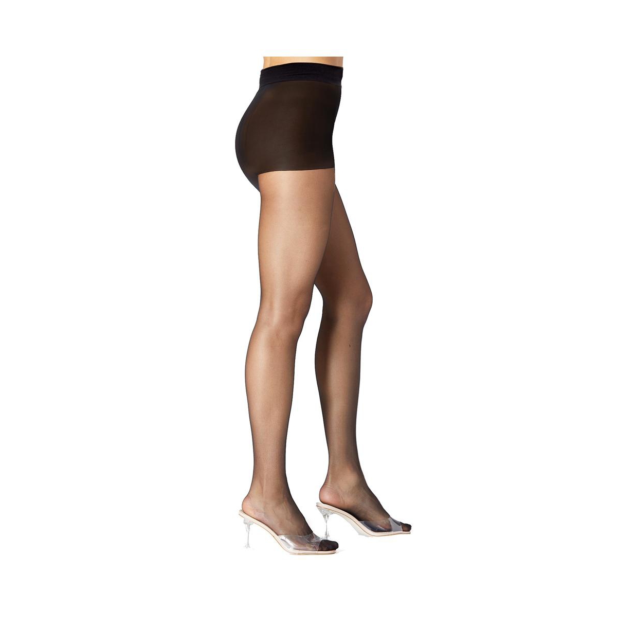 Women's Stretch Control Italian Sheer Tights - Flawless beige