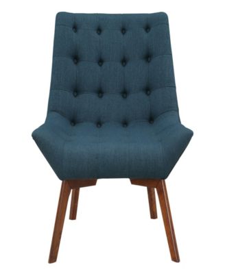 Office Star 33.5" Wood, Fabric Shelly Tufted Chair