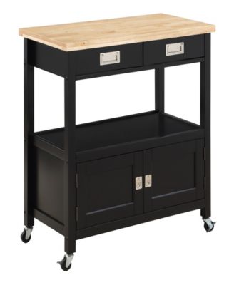 Office Star 35.25 Wood Radford Kitchen Cart