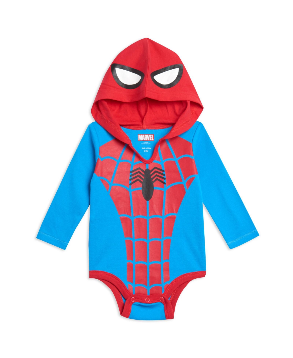 Infant boys Marvel Avengers Hulk Captain America Spider-Man Boys 3 Pack Cosplay Bodysuits- Multicolored