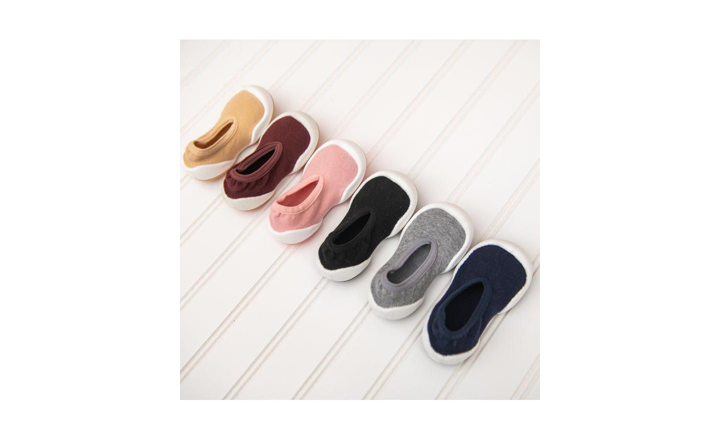 Обувь Komuello Girl First Walk Sock Shoes Flat Navy для мальчиков-малышей — фото 2