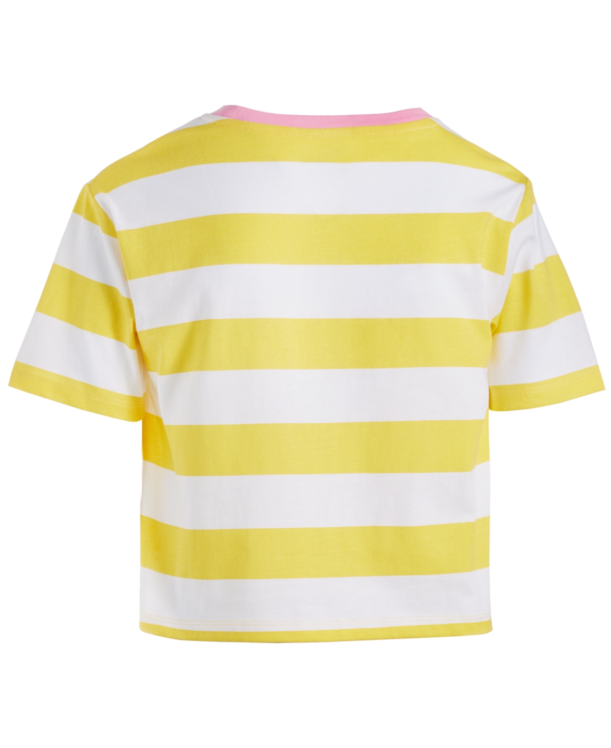 Shop Epic Threads Big Girls Striped Ice Cream Cone Boxy Top, Created For Macy's In Miami Yellow