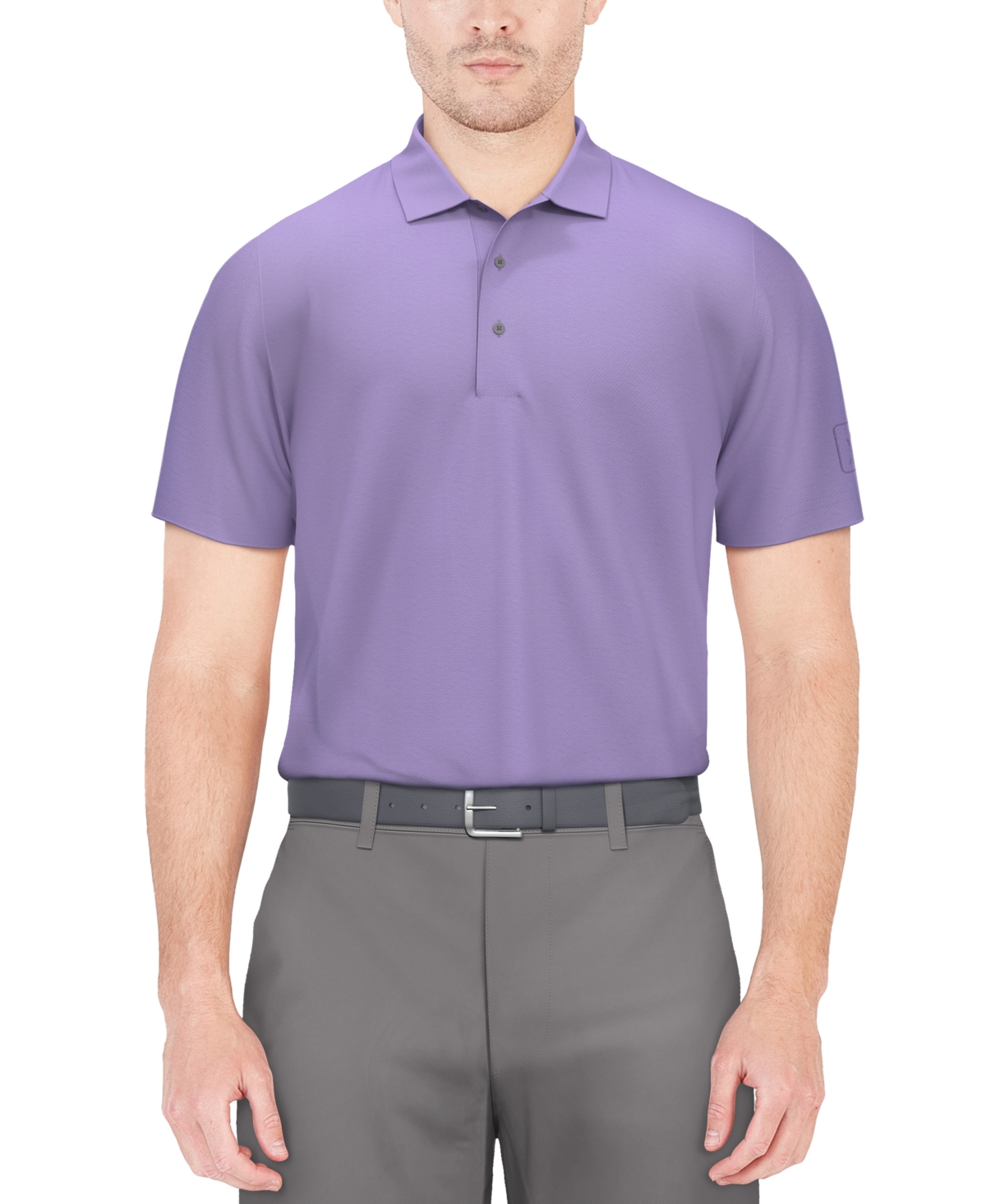 Men's Airflux Mesh Golf Polo Shirt - Shell Pink