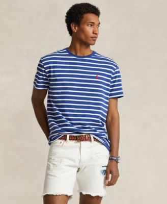 폴로 랄프로렌 Polo Ralph Lauren Mens Classic-Fit Striped Jersey T-Shirt