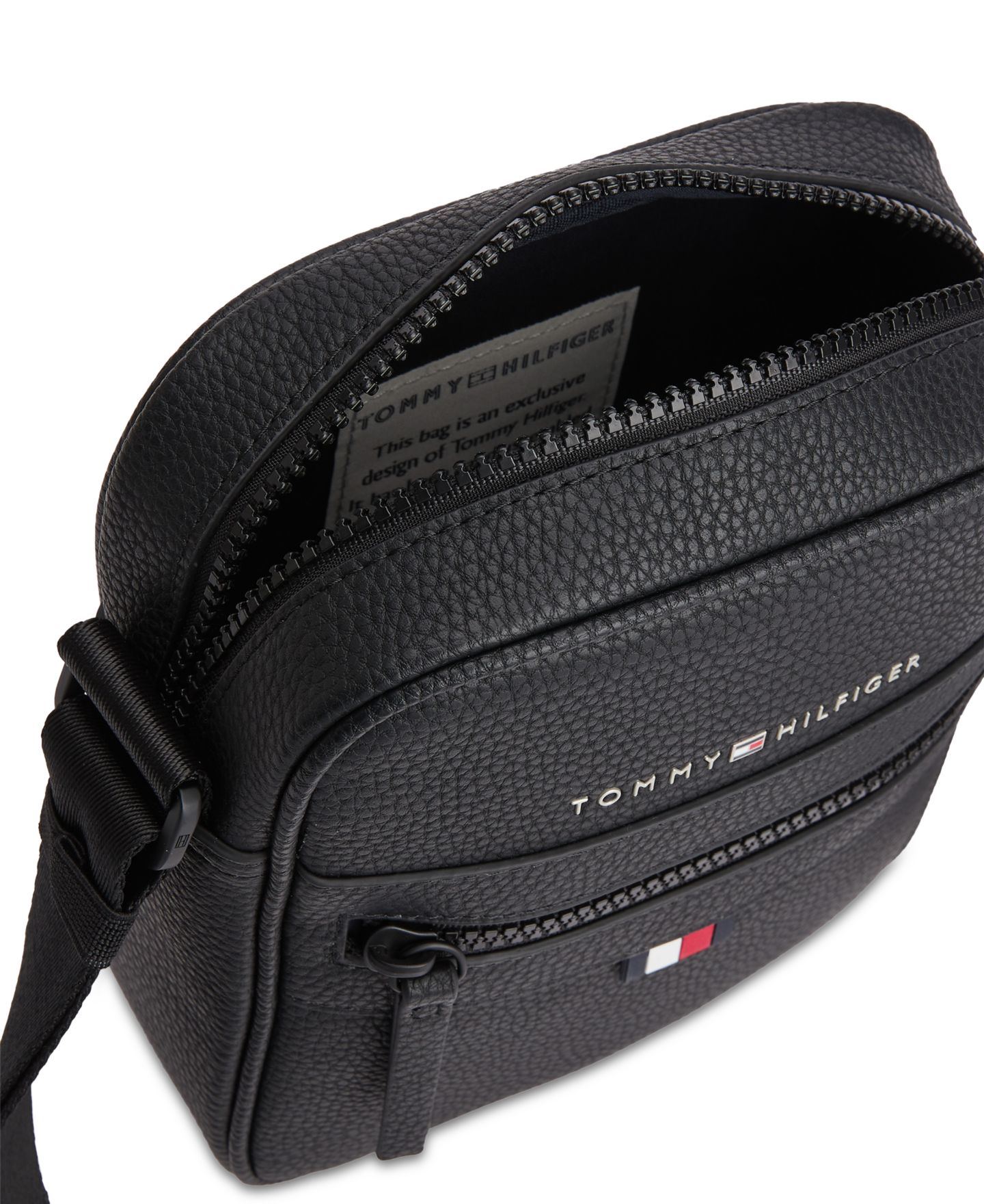 Мужская сумка Tommy Hilfiger Essential Mini Reporter, цвет: Чёрный — фото 5
