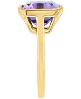 EFFY&reg; Pink Amethyst Bezel Statement Ring (7-1/8 ct. t.w.) in 14k Gold