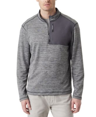 BASS OUTDOOR Men's Quarter-Zip Pullover - Macy's